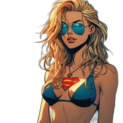 comic book art, concept art, cartoon, fantasy art transparent PNG cut-out