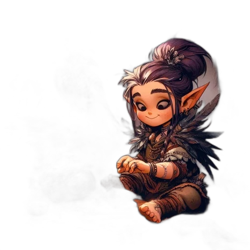 dragon, creature, staff, fantasy art transparent PNG cut-out