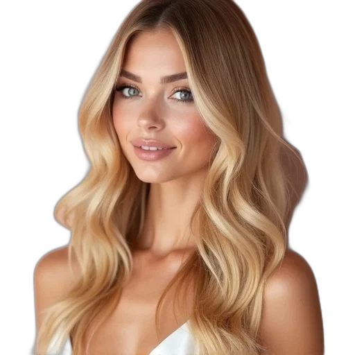 hair, dress, face, crown transparent PNG cut-out