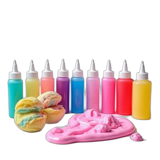 bottle, pastel, colorful, neon transparent PNG cut-out