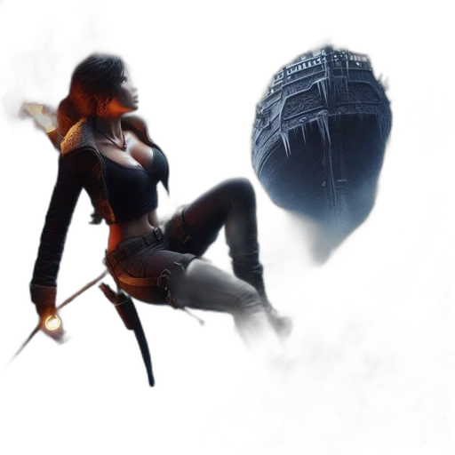 weapon, sword, concept art, fantasy art transparent PNG cut-out