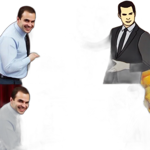 jacket, staff, weapon, creature transparent PNG cut-out