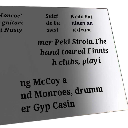 band, toured, finnis, clubs transparent PNG cut-out