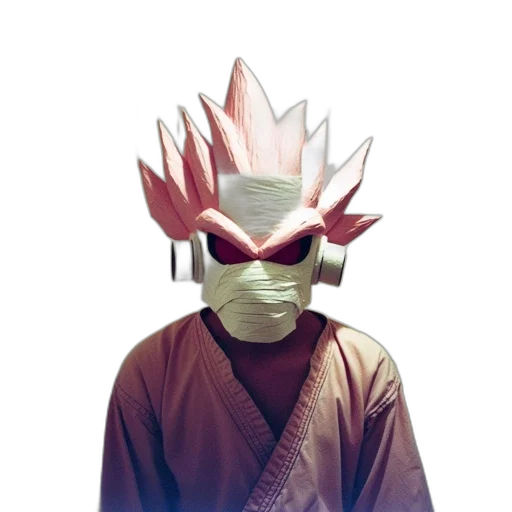 mask, staff, creature, face transparent PNG cut-out