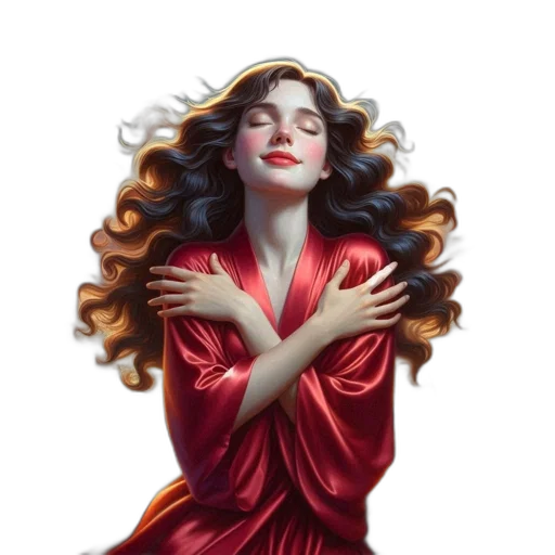 dress, fantasy art, concept art, oil painting transparent PNG cut-out