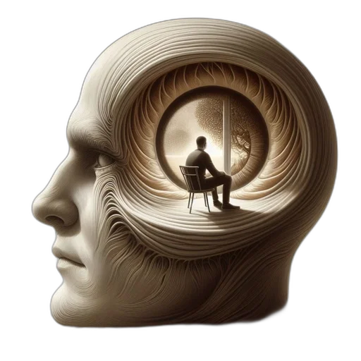 face, mask, hair, furniture transparent PNG cut-out