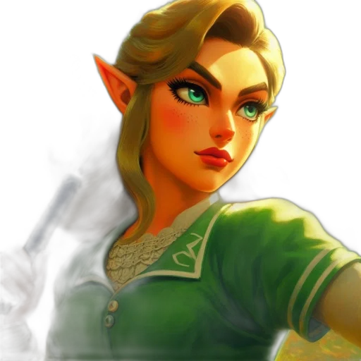 staff, face, crown, fantasy art transparent PNG cut-out