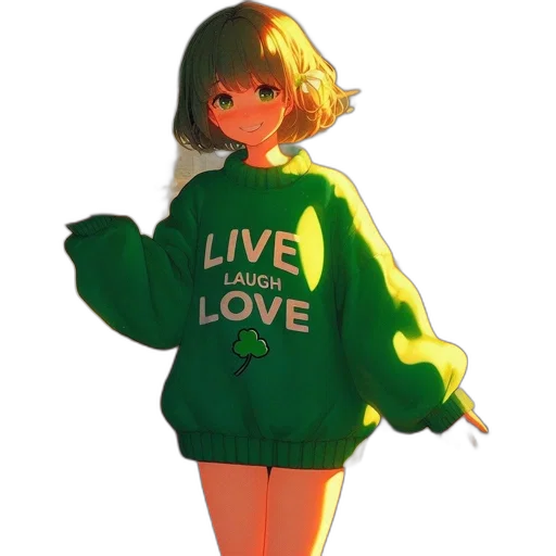 jacket, dress, 3d render, vaporwave transparent PNG cut-out