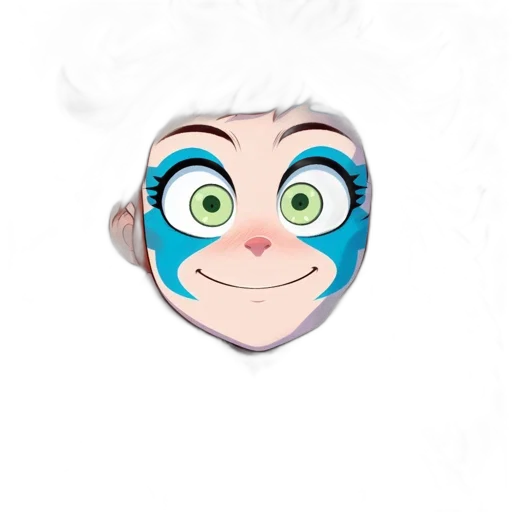 mask, face, creature, staff transparent PNG cut-out