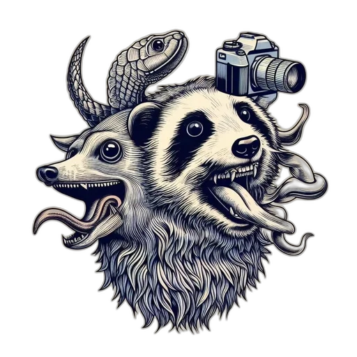 animal, creature, weapon, staff transparent PNG cut-out