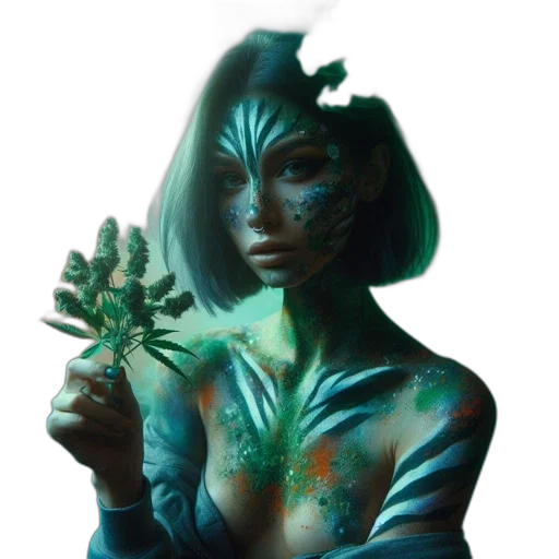 mask, creature, flower, crown transparent PNG cut-out