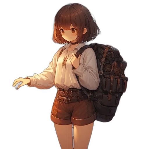 jacket, robot, dress, weapon transparent PNG cut-out