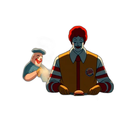 food, hat, staff, robot transparent PNG cut-out