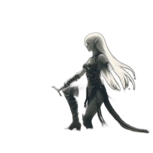 sword, weapon, staff, creature transparent PNG cut-out