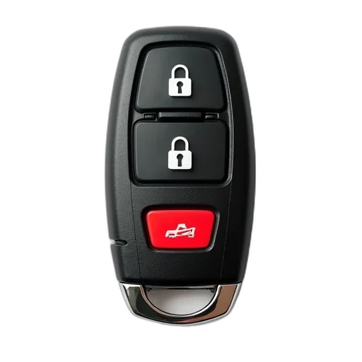 car, black, key, fob transparent PNG cut-out