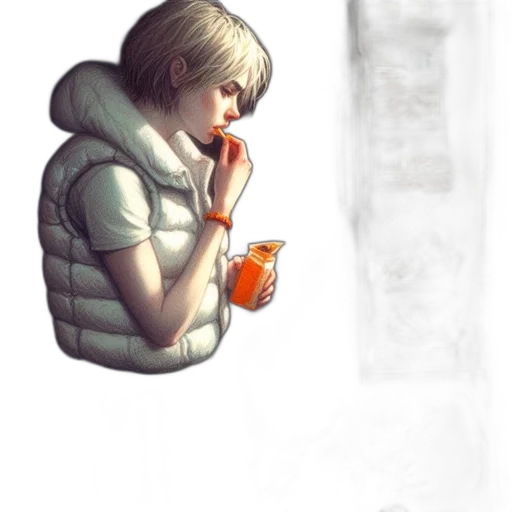 jacket, bottle, face, robot transparent PNG cut-out