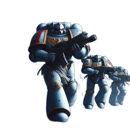 robot, weapon, concept art, 3d render transparent PNG cut-out