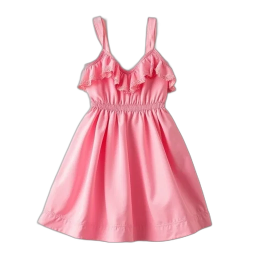 dress, pretty, short, pink transparent PNG cut-out