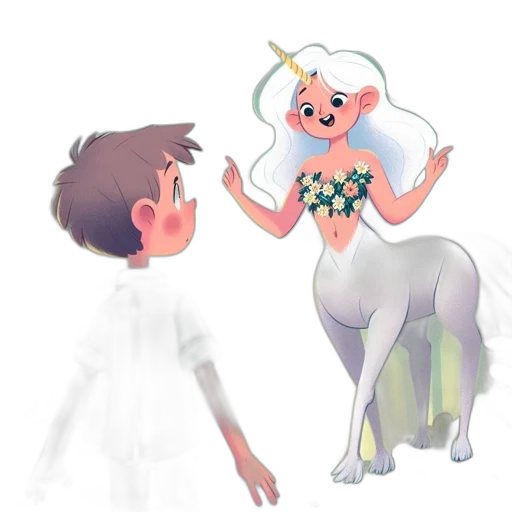 creature, crown, dress, flower transparent PNG cut-out