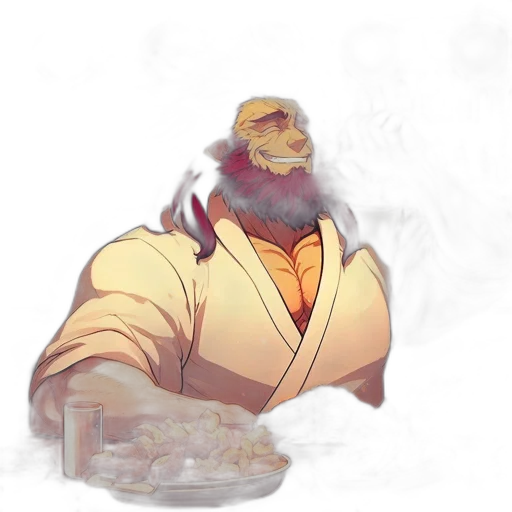 staff, dragon, jacket, mask transparent PNG cut-out