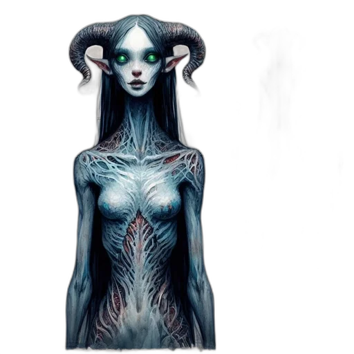 creature, dress, concept art, fantasy art transparent PNG cut-out