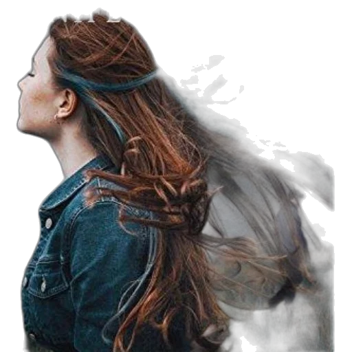 hair, jacket, face, crown transparent PNG cut-out