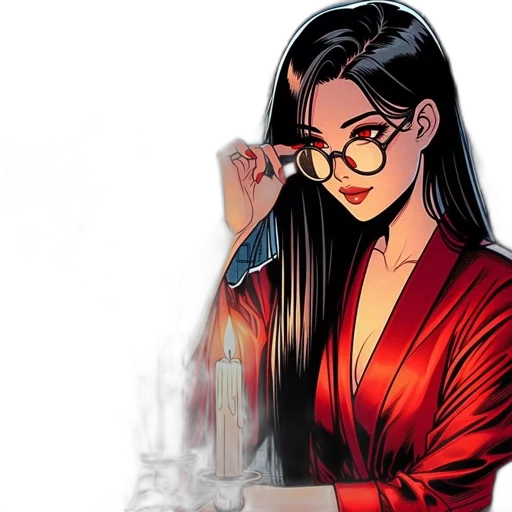 comic book art, cartoon, concept art, anime transparent PNG cut-out