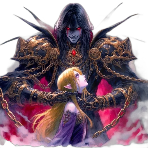 mask, sword, dragon, fantasy art transparent PNG cut-out