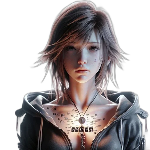 face, jacket, concept art, fantasy art transparent PNG cut-out