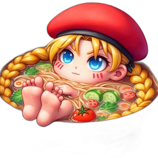 food, hat, weapon, shoes transparent PNG cut-out