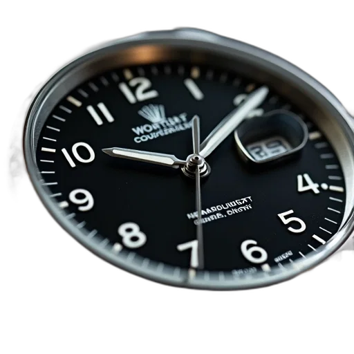 photorealistic, close-up, image, wristwatch transparent PNG cut-out
