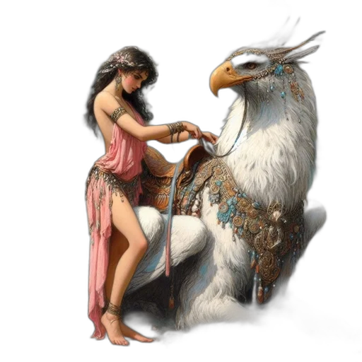 jewelry, dragon, dress, creature transparent PNG cut-out