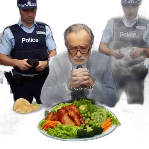 food, elderly, man, blue transparent PNG cut-out