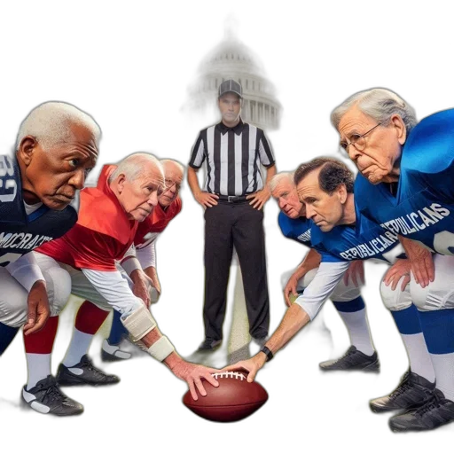 concept art, six, men, football transparent PNG cut-out