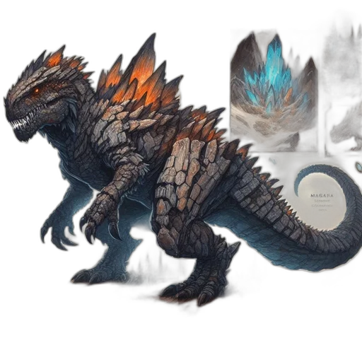 dragon, creature, concept art, fantasy art transparent PNG cut-out