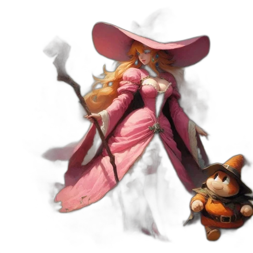 staff, hat, weapon, concept art transparent PNG cut-out