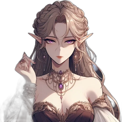 crown, jewelry, dress, face transparent PNG cut-out