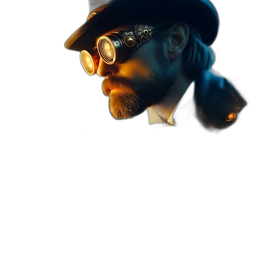 hat, face, staff, mask transparent PNG cut-out