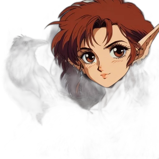 dragon, face, staff, creature transparent PNG cut-out