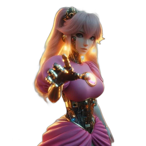 weapon, dress, staff, dragon transparent PNG cut-out