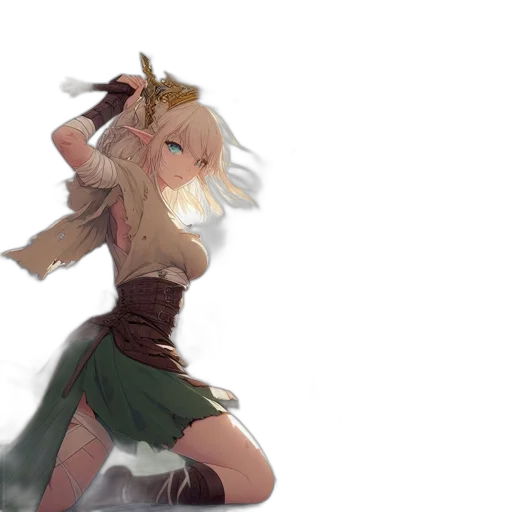 weapon, sword, dragon, staff transparent PNG cut-out