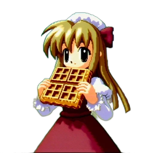 food, robot, pixel art, anime transparent PNG cut-out