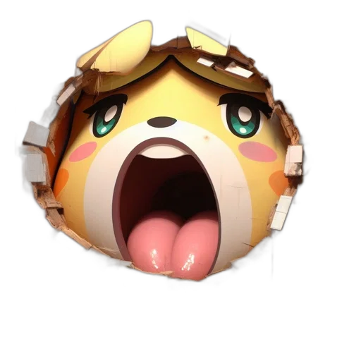 face, weapon, animal, staff transparent PNG cut-out
