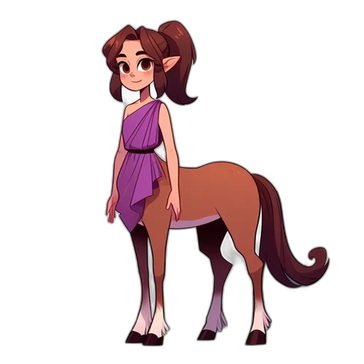 dress, staff, animal, creature transparent PNG cut-out