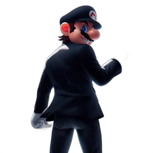 staff, hat, jacket, weapon transparent PNG cut-out
