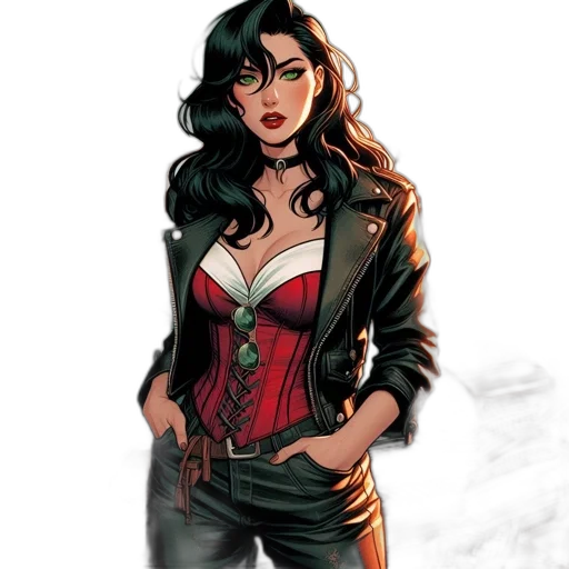 jacket, comic book art, concept art, cartoon transparent PNG cut-out