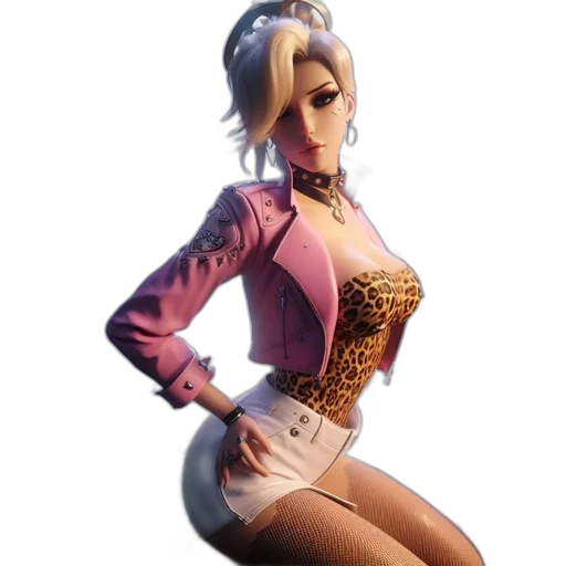 jacket, dress, weapon, staff transparent PNG cut-out