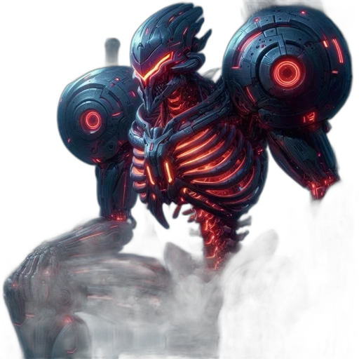 robot, creature, dragon, concept art transparent PNG cut-out