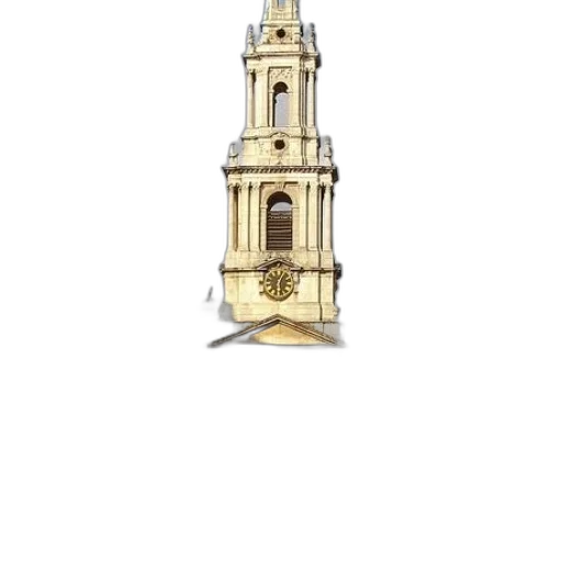 building, jewelry, staff, 3d render transparent PNG cut-out