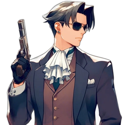staff, weapon, jacket, pixel art transparent PNG cut-out